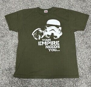 Star Wars Your Empire Needs You T-shirt Stormtrooper Size Large